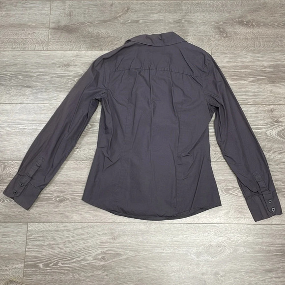 Old Navy Long Sleeve Button Down Shirt Graphite Gray M - Picture 15 of 16